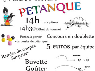 Journée FAMILLE Pétanque