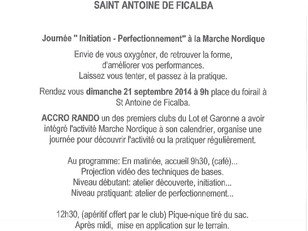 ACCRO RANDO Initiation à la Marche Nordique