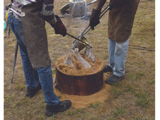 A LA DECOUVERTE DE LA SCULPTURE Technique du bronze à la cire perdue