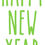 Thumbnail: Happy New Year Vinyl Glass Sticker