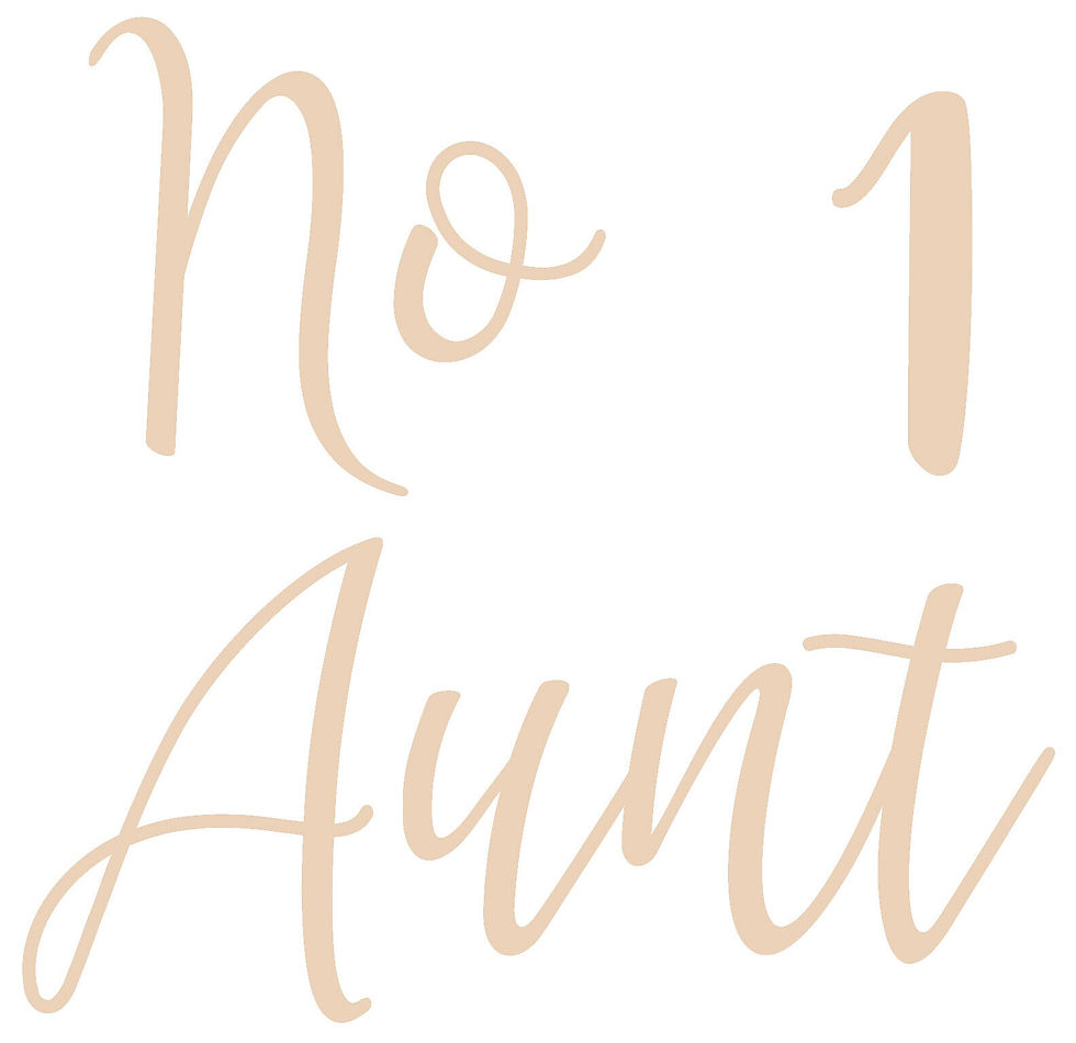Thumbnail: No 1 Aunt, Vinyl Glass Sticker