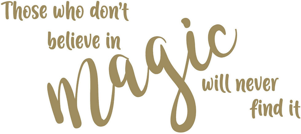 Thumbnail: Roald Dahl Quote 'Those who don't believe in magic will never find it'