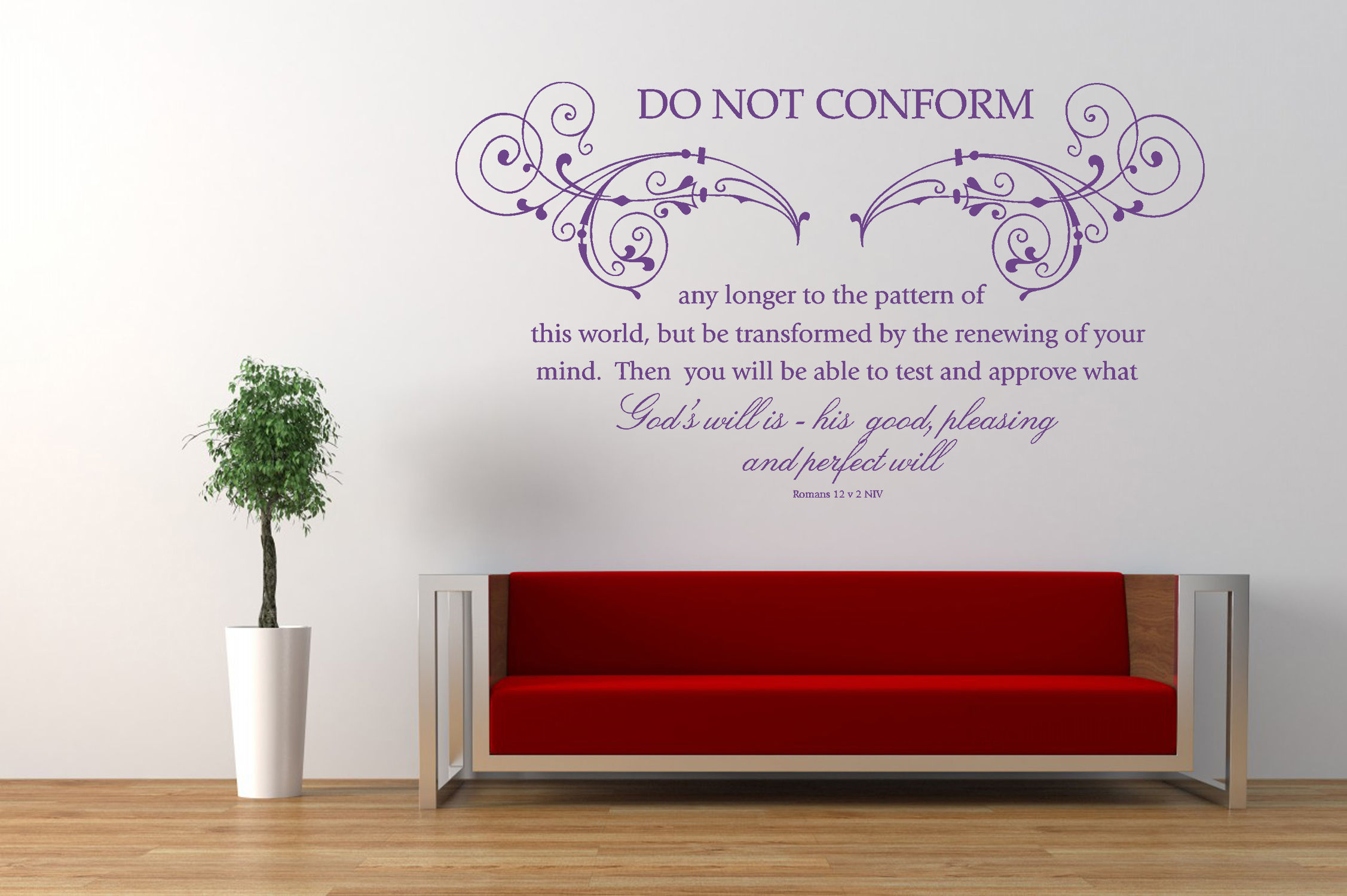 Romans 12 v 2 Bible Verse Quote