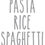 Thumbnail: Pasta, Rice, Spaghetti - set of 3 x Stickers for Food Storage/Containers