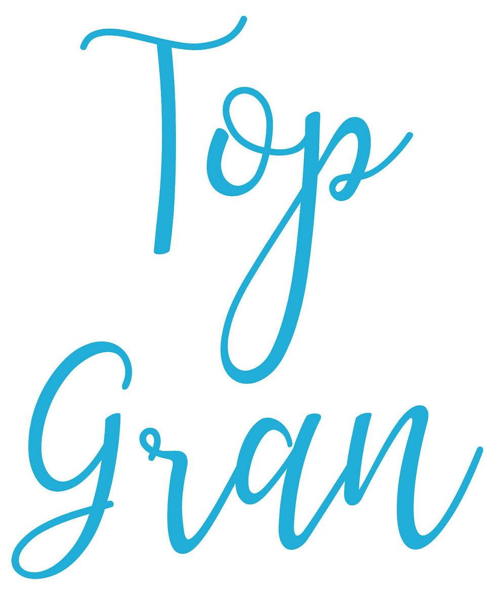 Thumbnail: Top Gran, Vinyl Glass Sticker