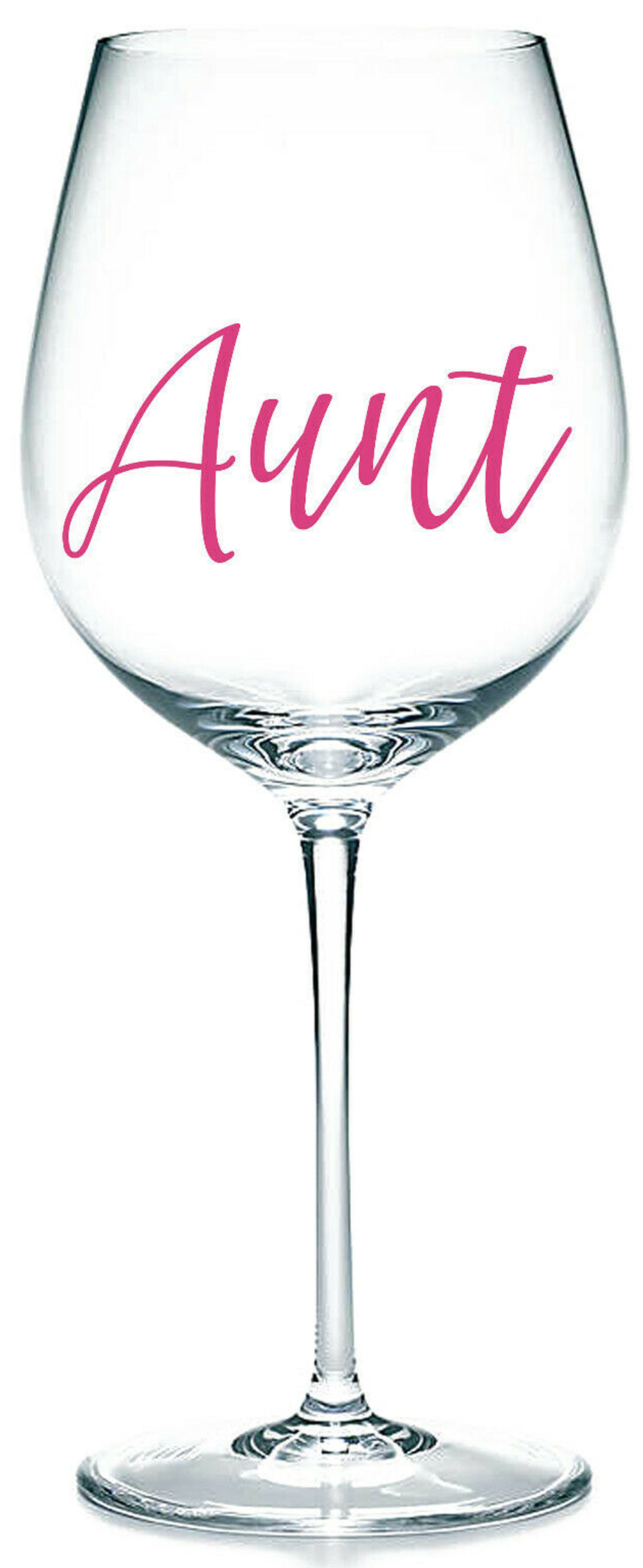 Aunt, Vinyl Glass Sticker