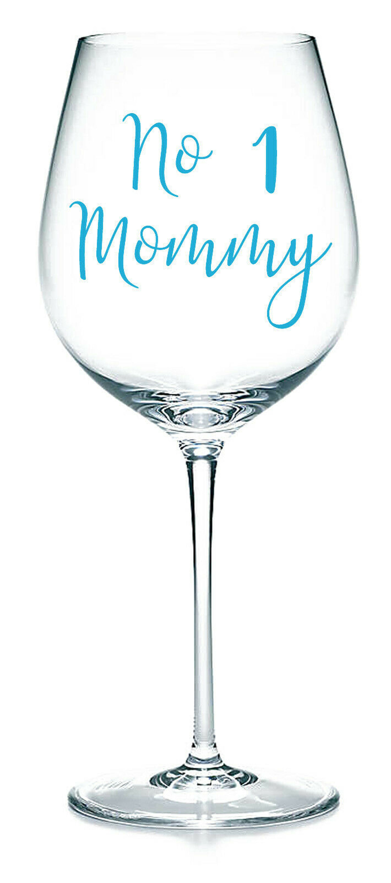 No 1 Mommy, Vinyl Glass Sticker