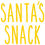 Thumbnail: Santa's Snack - Sticker for Plate, Bowl, Tray. Christmas Eve, Father Chr