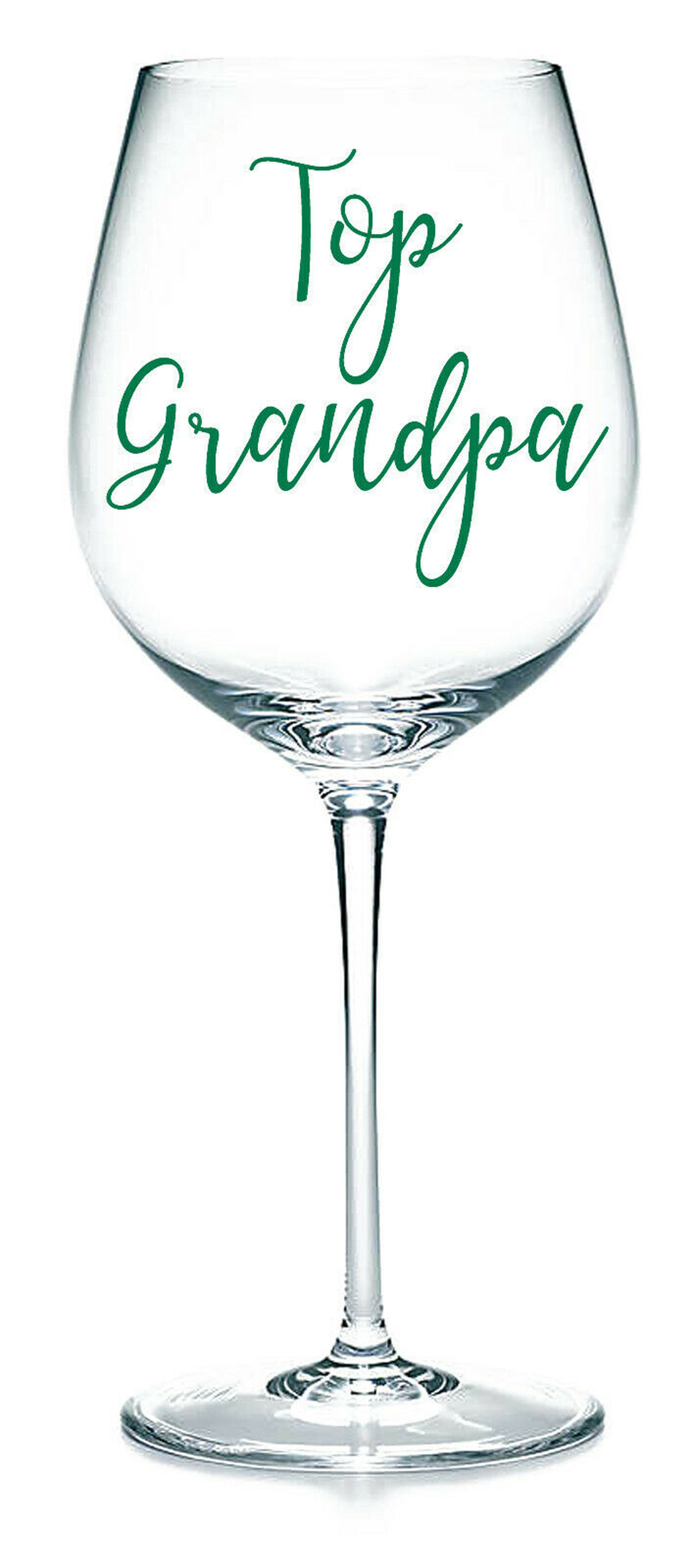 Top Grandpa, Vinyl Glass Sticker