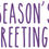 Thumbnail: Season's Greetings Vinyl Glass Sticker