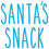 Thumbnail: Santa's Snack - Sticker for Plate, Bowl, Tray. Christmas Eve, Father Chr
