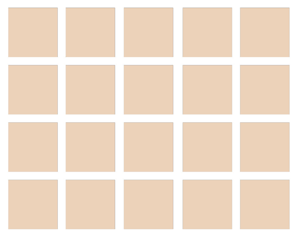 Thumbnail: 20 x Vinyl Square Shaped Stickers