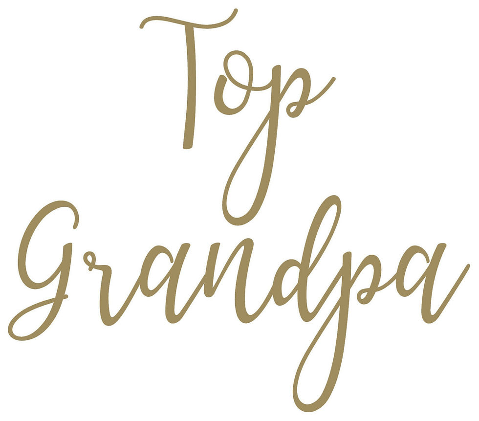 Thumbnail: Top Grandpa, Vinyl Glass Sticker