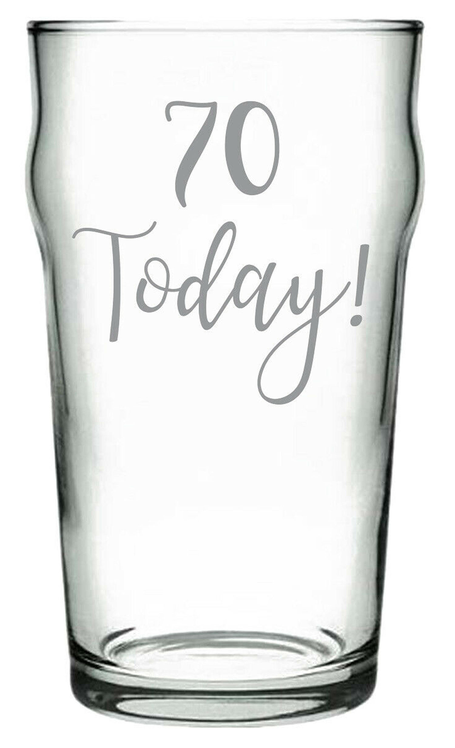 70 Today! Birthday Vinyl Sticker