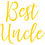 Thumbnail: Best Uncle, Vinyl Glass Sticker
