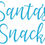 Thumbnail: Santa's Snack - Sticker for Plate, Bowl, Tray. Christmas Eve, Father Christmas