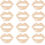 Thumbnail: 20 x Vinyl Lips Shaped Stickers. Kiss
