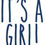 Thumbnail: It's a Girl, Vinyl Glass Sticker