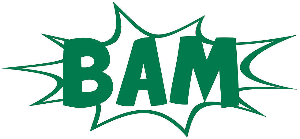 Thumbnail: BAM, Comic Book Slogan
