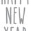 Thumbnail: Happy New Year Vinyl Glass Sticker