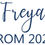 Thumbnail: Personalised Name 'Prom' Transfer Sticker Label for Glasses, Flutes