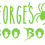 Thumbnail: Personalised name, Vinyl Transfer Label for Halloween Boo Box