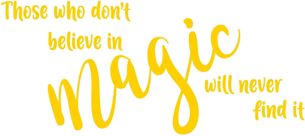 Thumbnail: Roald Dahl Quote 'Those who don't believe in magic will never find it'