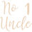Thumbnail: No 1 Uncle, Vinyl Glass Sticker