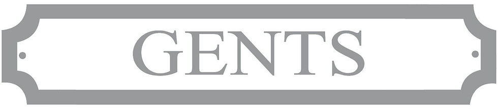 Thumbnail: Gents - Bathroom, Toilet Vinyl Sticker, Decal Sign
