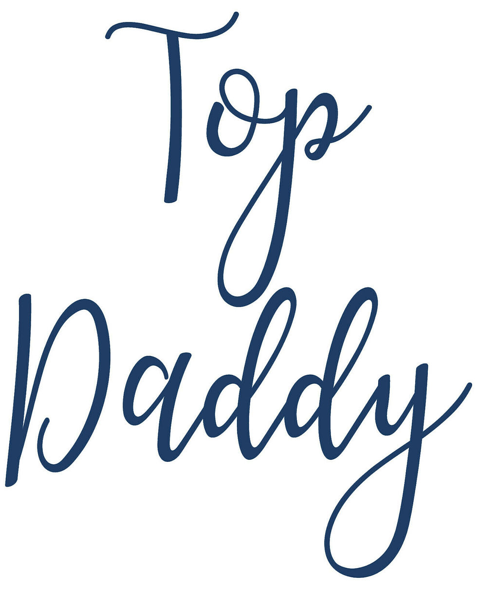 Thumbnail: Top Daddy, Vinyl Glass Sticker