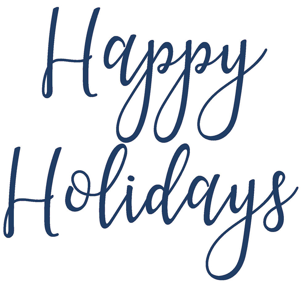 Thumbnail: Happy Holidays Vinyl Glass Sticker
