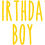 Thumbnail: Birthday Boy, Vinyl Glass Sticker