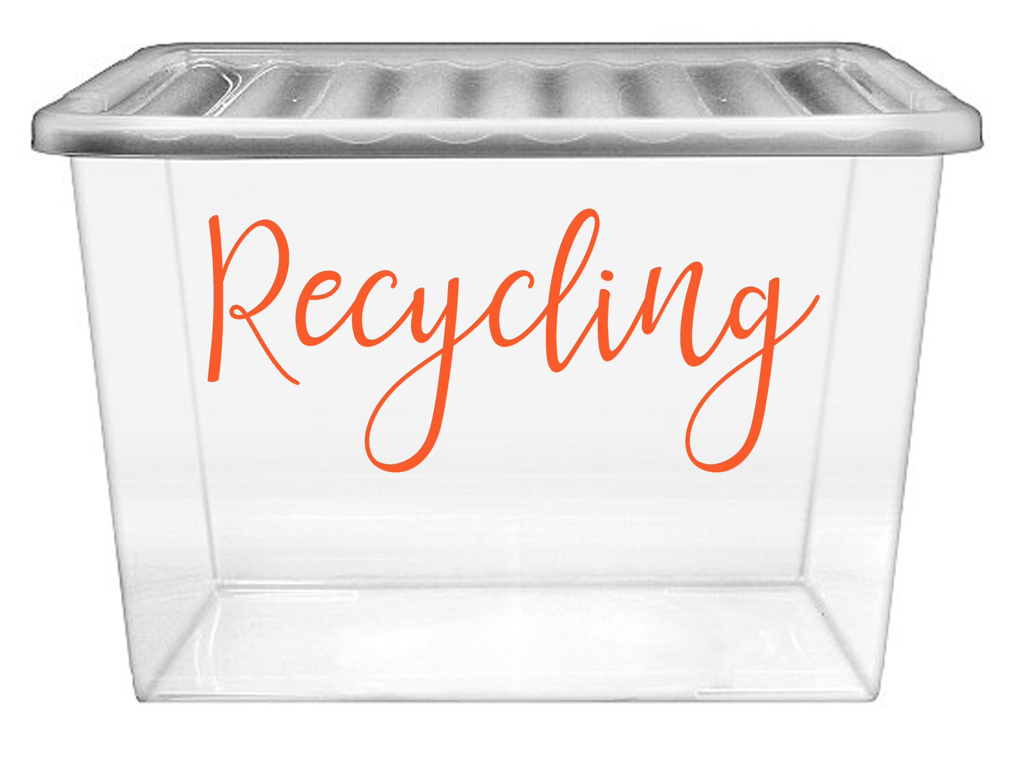 Recycling - Sticker for Storage Box/Bin