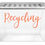 Thumbnail: Recycling - Sticker for Storage Box/Bin