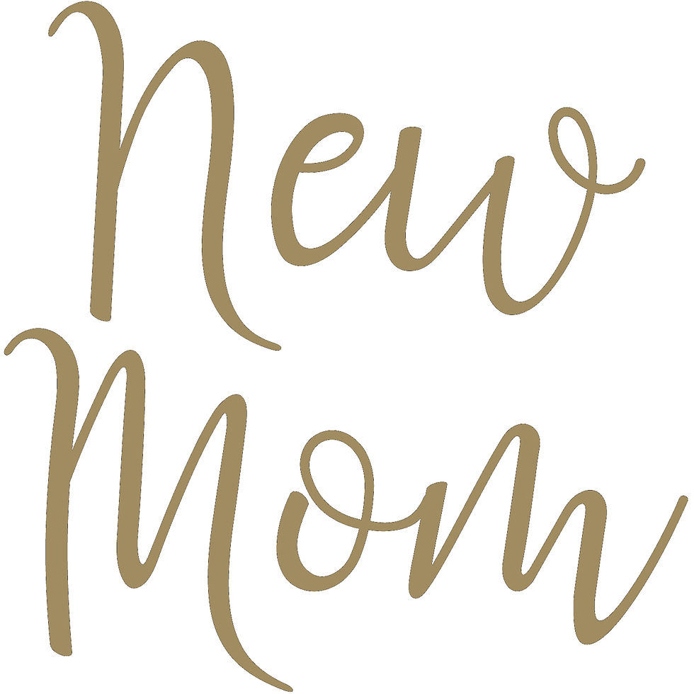 Thumbnail: New Mom, Vinyl Glass Sticker