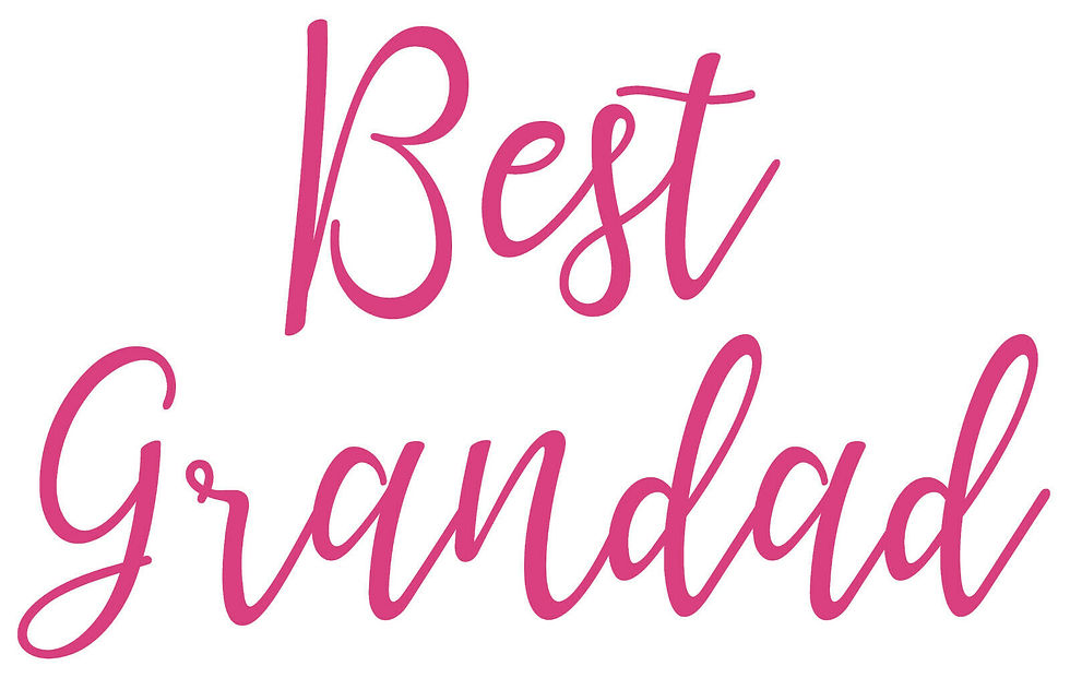 Thumbnail: Best Grandad, Vinyl Glass Sticker