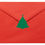 Thumbnail: 20 x Vinyl Christmas Tree Shaped Stickers