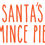 Thumbnail: Santa's Mince Pie - Sticker for Plate, Bowl, Tray. Christmas Eve