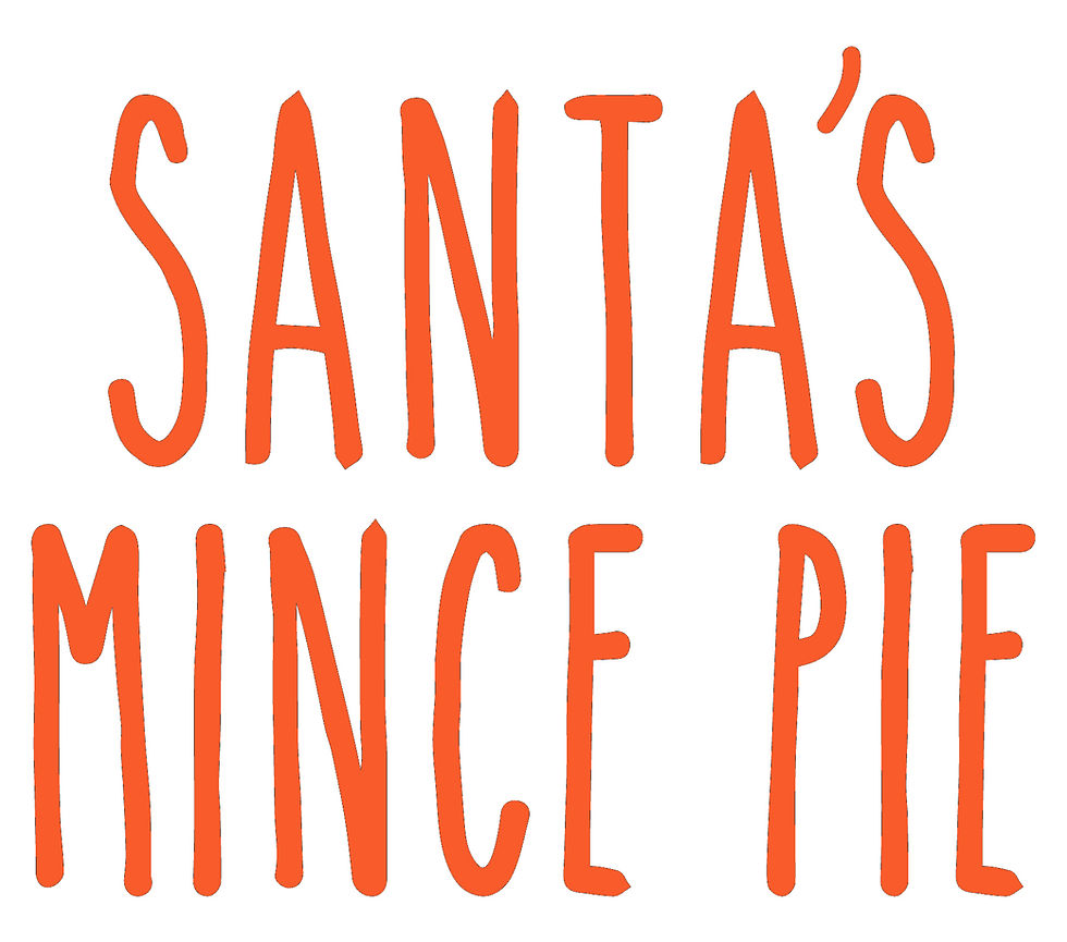 Thumbnail: Santa's Mince Pie - Sticker for Plate, Bowl, Tray. Christmas Eve