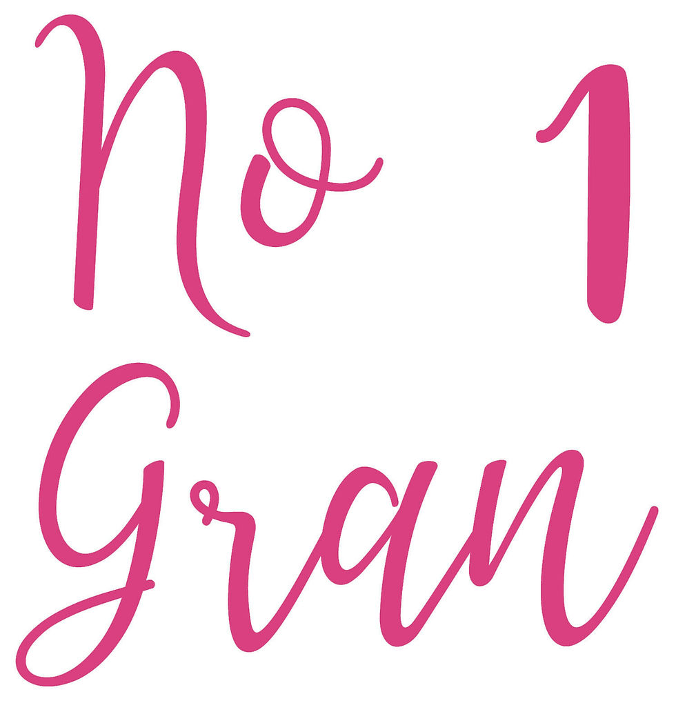 Thumbnail: No 1 Gran, Vinyl Glass Sticker