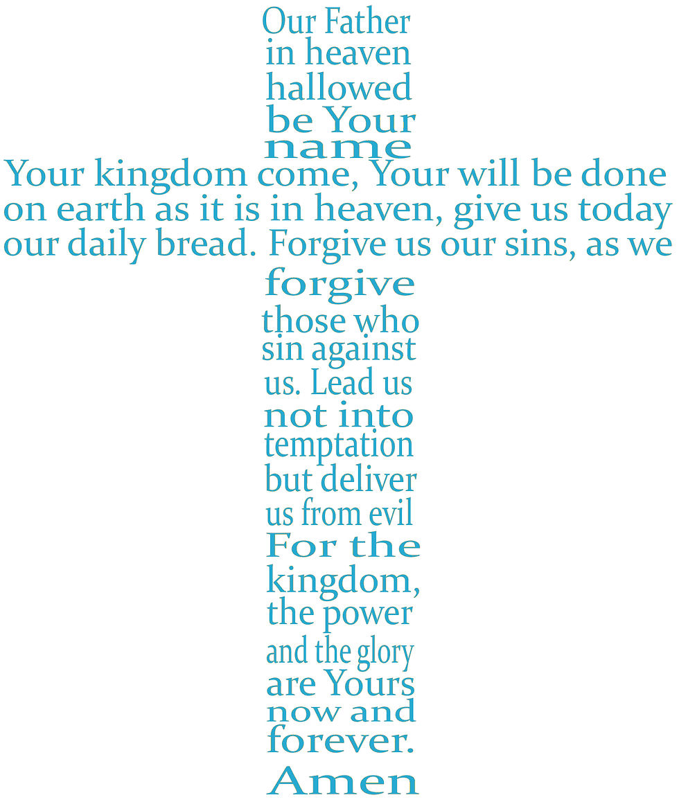 Thumbnail: The Lord's Prayer Bible Verse Quote, Modern Wording
