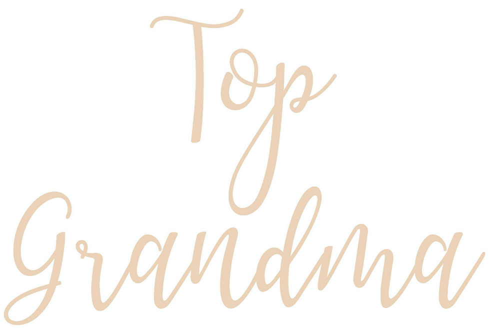 Thumbnail: Top Grandma, Vinyl Glass Sticker