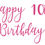 Thumbnail: Happy 10th Birthday Vinyl Sticker