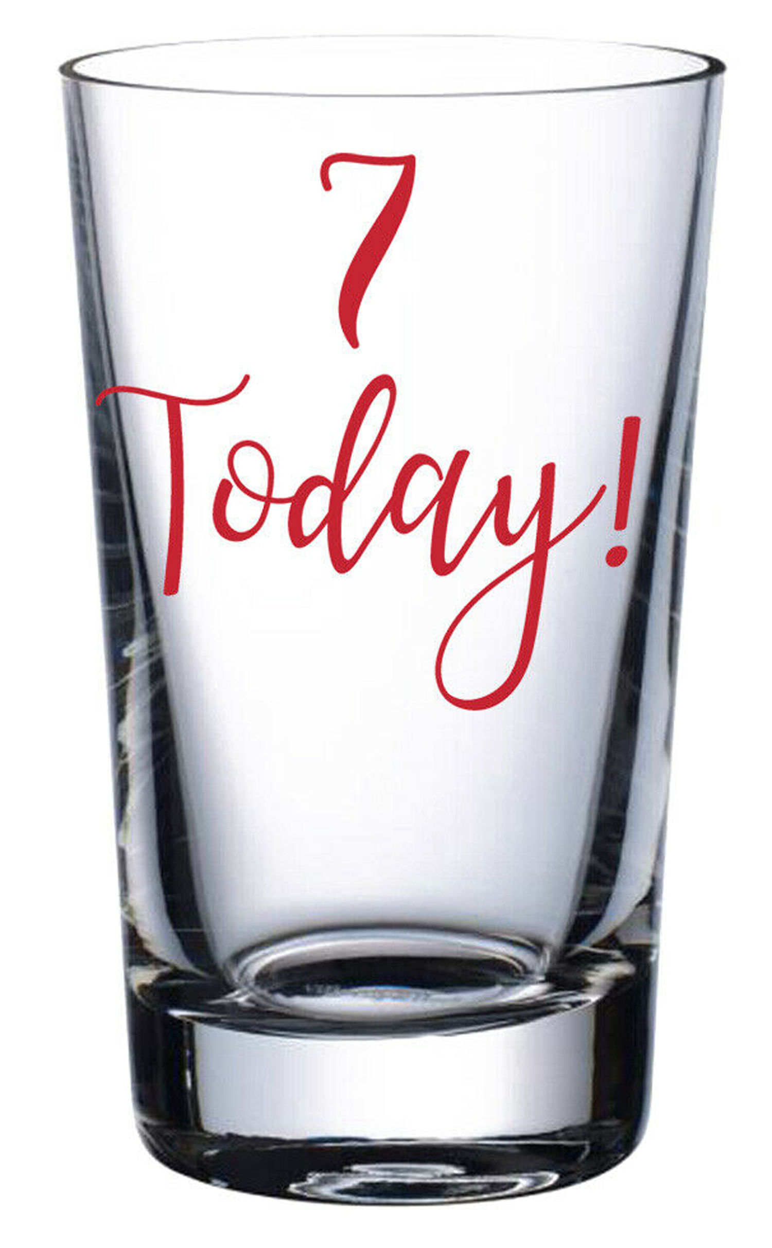 7 Today! Birthday Vinyl Sticker