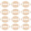 Thumbnail: 20 x Vinyl American Football Shaped Stickers