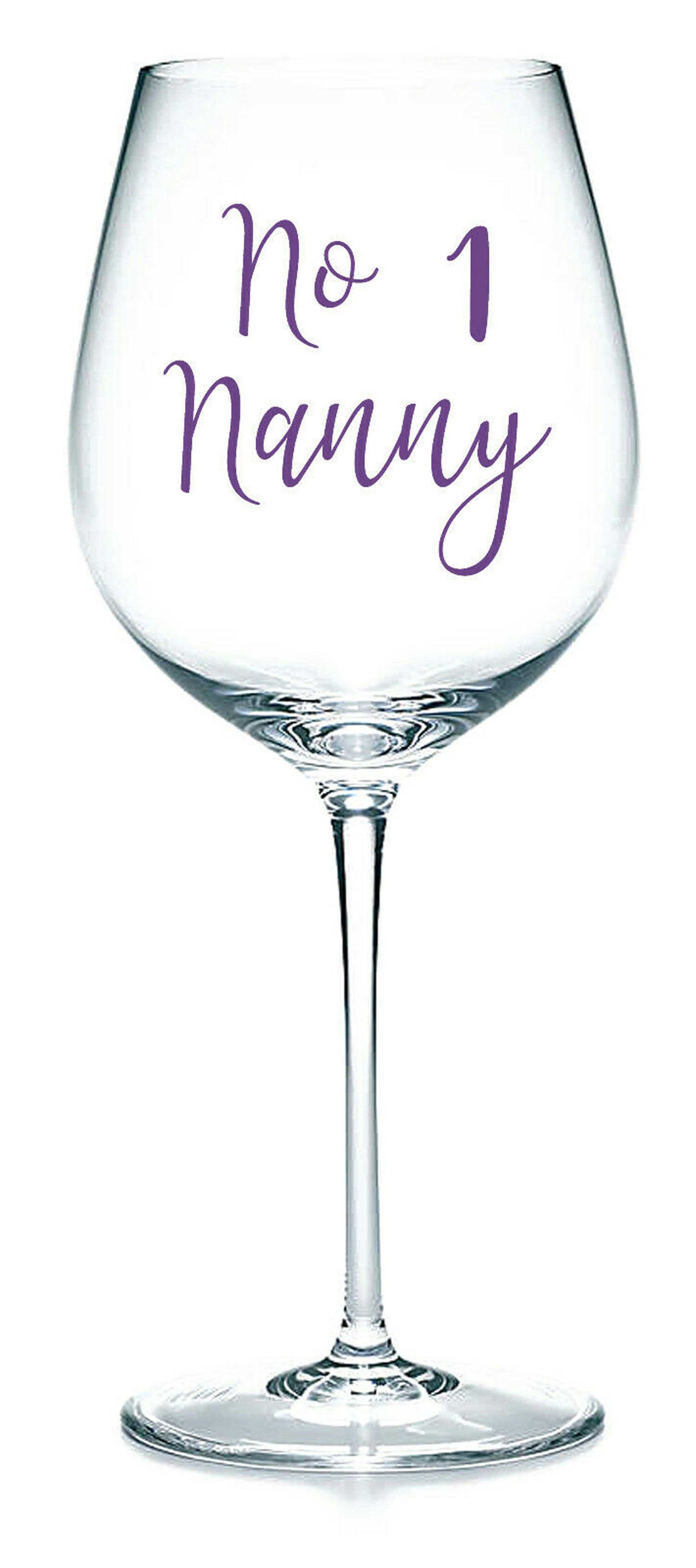 No 1 Nanny, Vinyl Glass Sticker