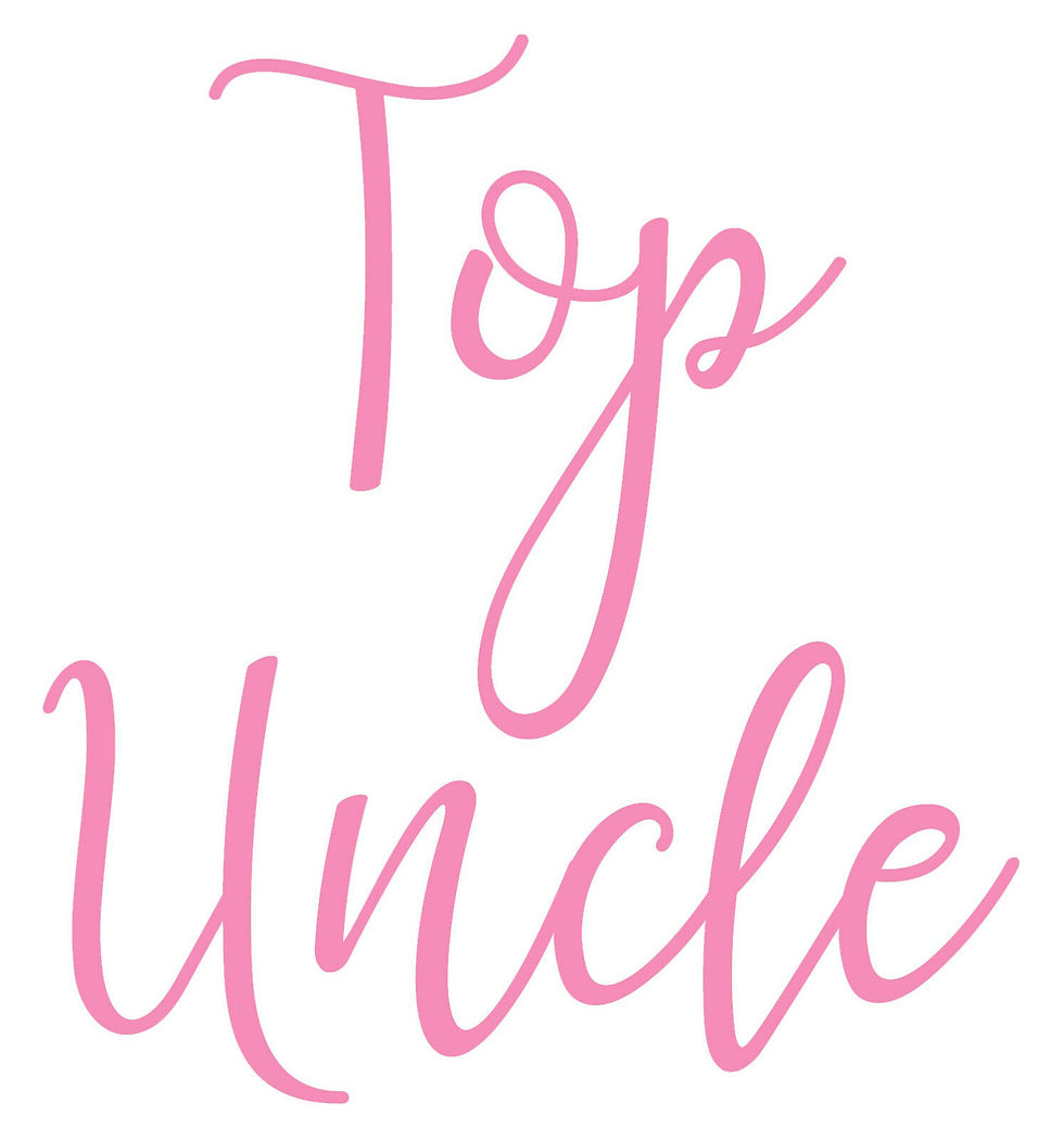 Thumbnail: Top Uncle, Vinyl Glass Sticker