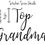 Thumbnail: Top Grandma, Vinyl Glass Sticker