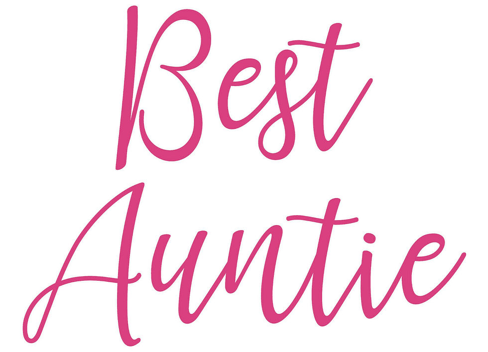 Thumbnail: Best Auntie, Vinyl Glass Sticker