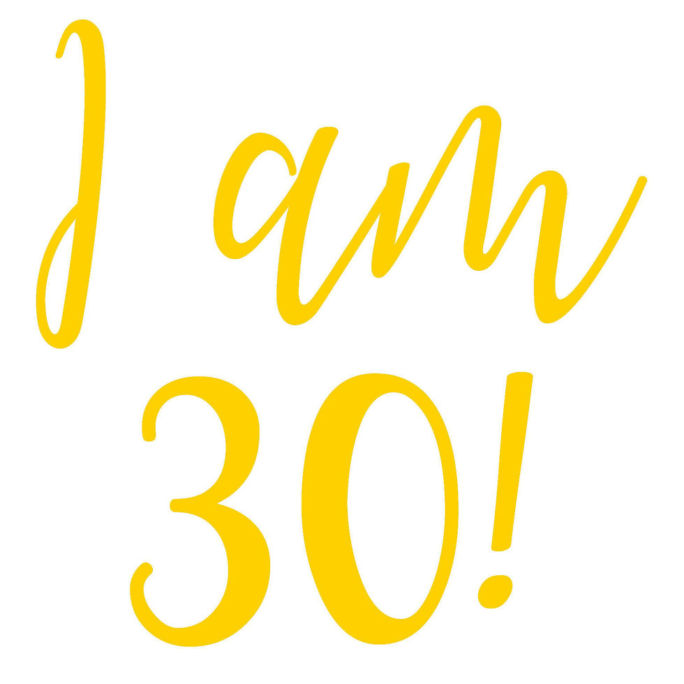 Thumbnail: I am 30! Birthday Vinyl Sticker